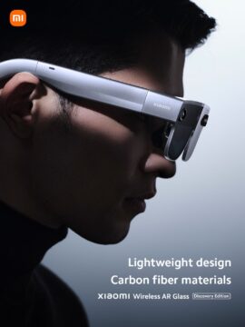 Xiaomi Wireless AR Smart Glass Discovery Edition chytré brýle bezdrátové AR koncept vzhled funkce