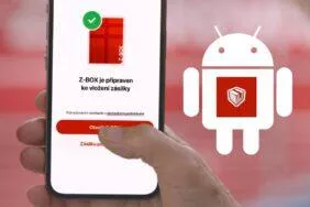 Zásilkovna Z-BOX podání Android aplikace