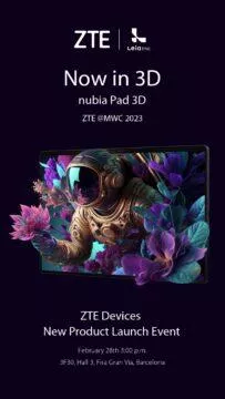 zte nubia pad 3D