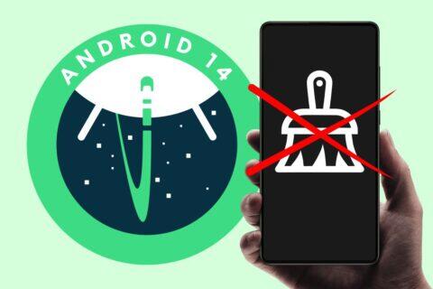 Android 14 čističe konec blokování zákaz