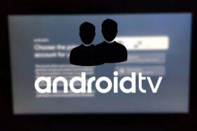 Android TV přepínání účtů testování