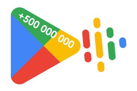 aplikace Podcasty Google 500 milionů stažení instalace Google Play