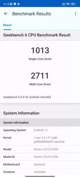 geekbench poco x5 pro