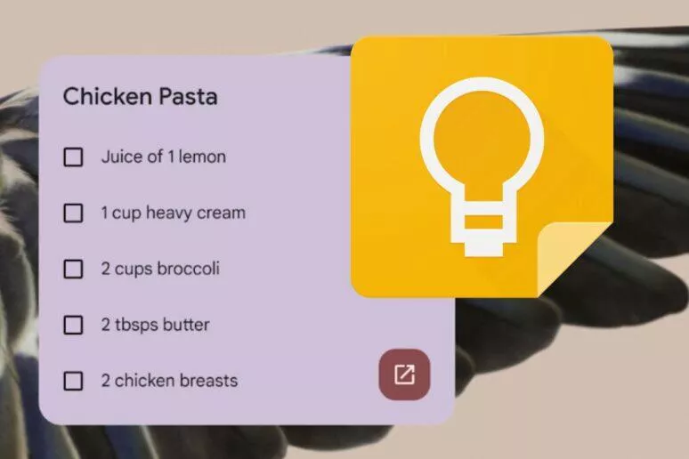 Google Keep nový wiget samostatná poznámka Google Keep nový wiget samostatná poznámka