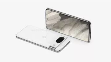 Google Pixel 8 3D rendery velikost OnLeaks MySmartPrice záda displej