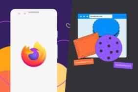 Mozilla Firefox Android aplikace Total Cookie Protection