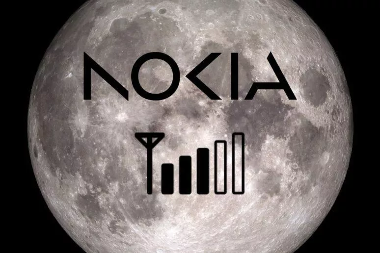 Nokia Měsíc 4G LTE připojení signál síť Nokia Měsíc 4G LTE připojení signál síť