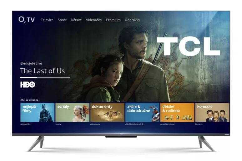 O2 TV aplikace TCL Android TV Google TV O2 TV aplikace TCL Android TV Google TV