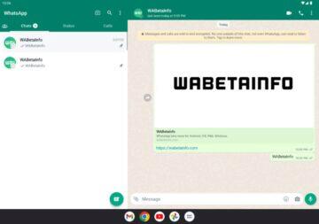 WhatsApp split-view rozdělená obrazovka tablety ohebné mobily
