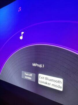 Xiaomi Mi 4K Laser Projector 150 projektor recenze v Bluetooth reproduktor