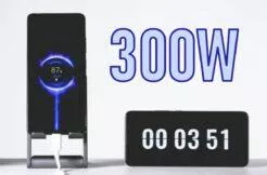 Xiaomi Redmi 300W nabíjení video ukázka Weibo