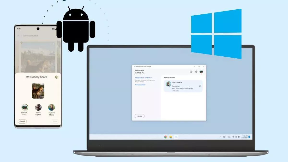 Rychlé sdílení souborů z Androida do Windows je konečně “tu”