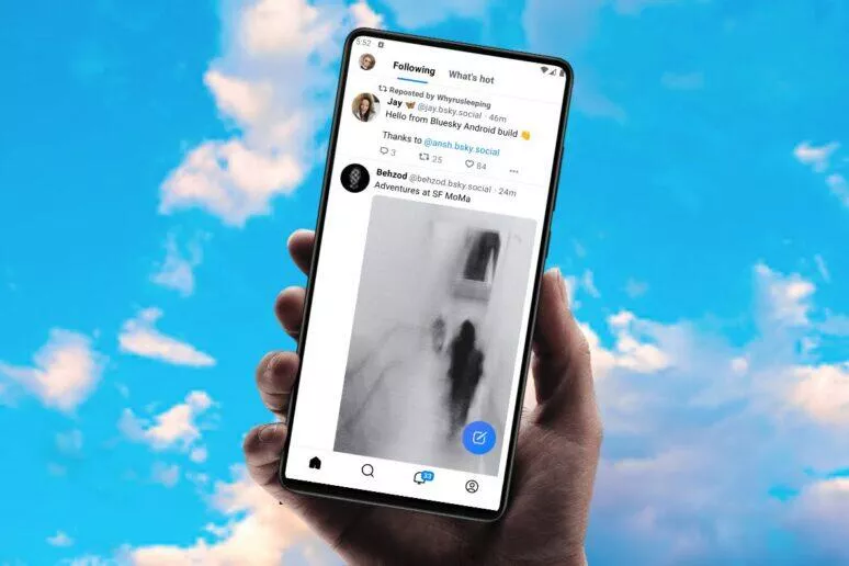 Bluesky Android aplikace Google Play Bluesky Android aplikace Google Play