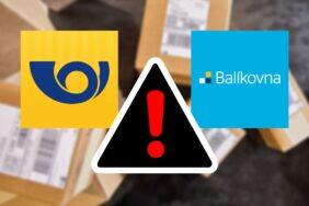 Česká pošta balíkovna podvod zprávy SMS e-mail zásilka balík