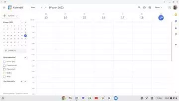 ChromeOS kalendář