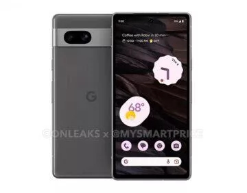 google pixel 7a šedá