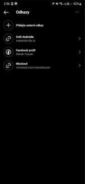 Instagram profil více odkazů seznam