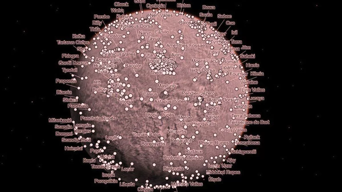 Mars v nevídaném detailu. Vznikla jeho nejpodrobnější interaktivní mapa