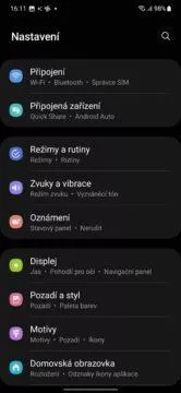 one ui 5.1 galaxy a54 nastavení