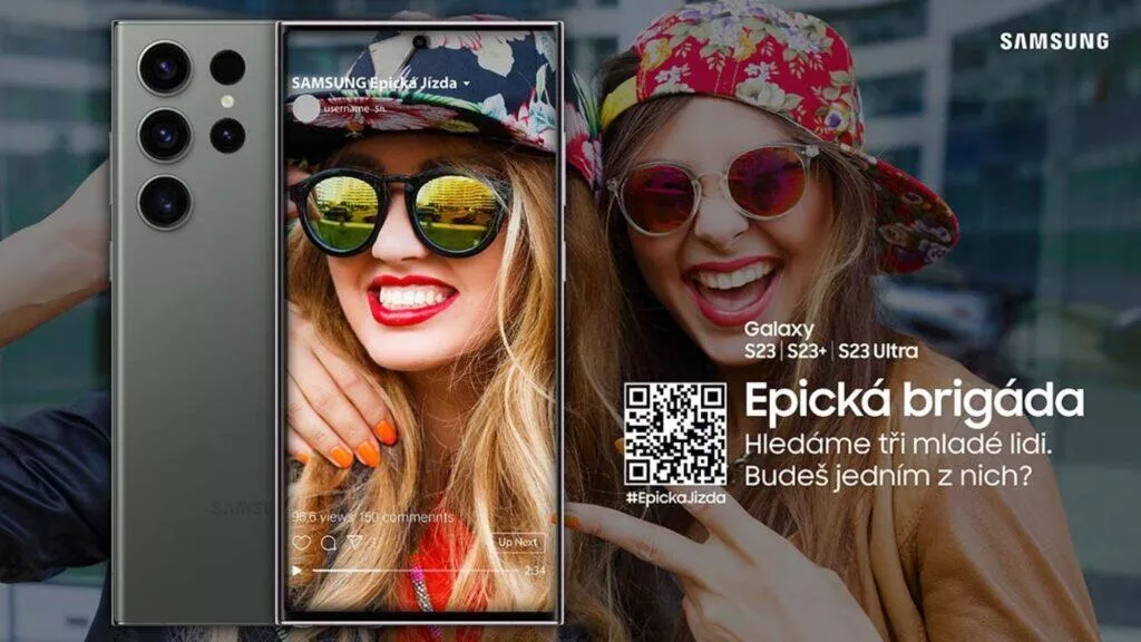 Samsung Epická jízda ČR SR výzva banner