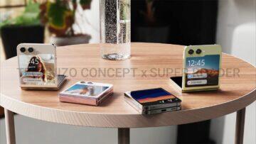 Samsung Galaxy Z Flip5 koncept render vnější displej větší Technizo