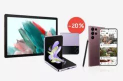 Samsung sleva 20 % telefony tablety hodinky