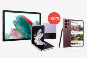 Samsung sleva 20 % telefony tablety hodinky