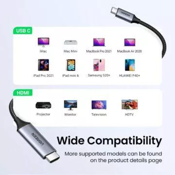 USB-C - HDMI kabel AliExpress využití