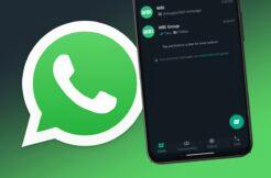 WhatsApp Android spodní menu beta test
