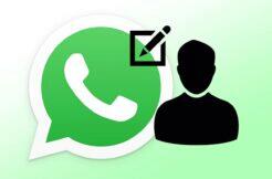 WhatsApp aplikace přidání editace kontakty
