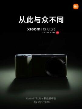 Xiaomi 13 Ultra grip 67 mm adapter tmavý