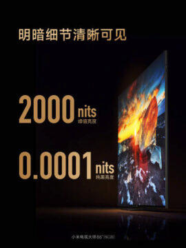 Xiaomi TV Master 86 palců