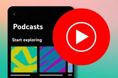 YouTube Music aplikace Podcasty USA