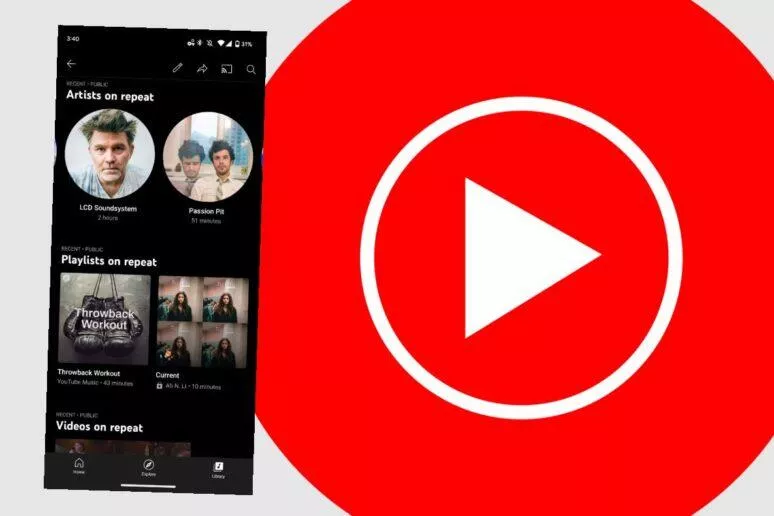 YouTube Music veřejné statistiky test YouTube Music veřejné statistiky test