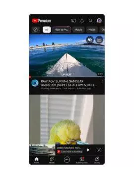 YouTube Premium nové výhody návrat k přehrávání