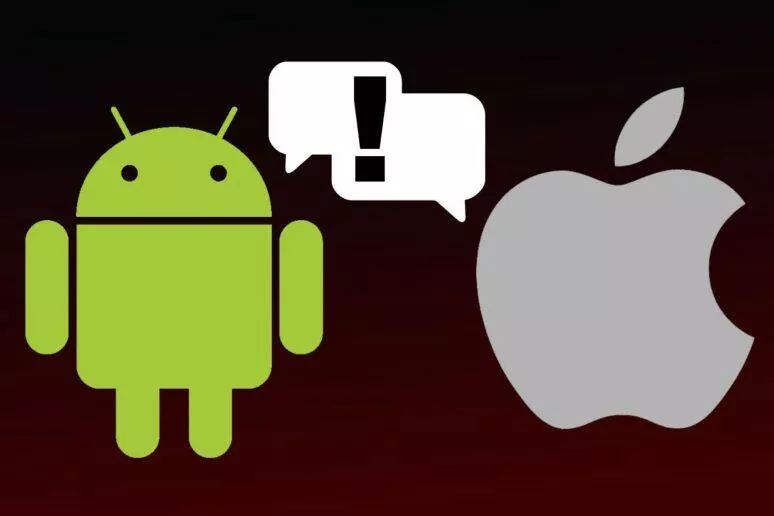 Android Apple iOS SMS problém chyba číslo USA Android Apple iOS SMS problém chyba číslo USA