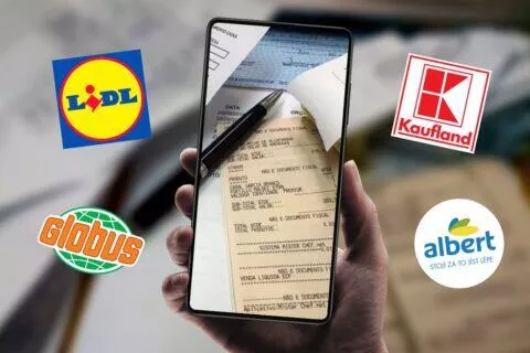 digitální účtenky aplikace LIDL Globus Albert Kaufland