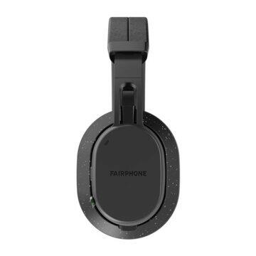 Fairphone Fairbuds XL sluchátka opravitelná černá bok