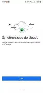 Google Authenticator nové logo 2023 synchronizace