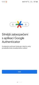 Google Authenticator nové logo 2023 úvod