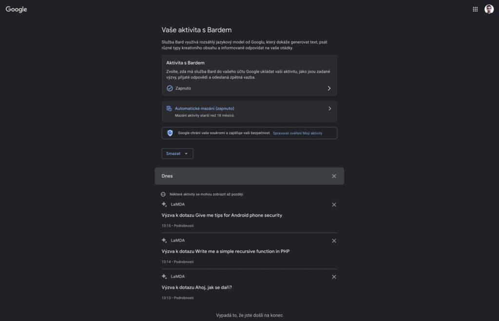 Google Bard AI ČR návod VPN Chrome nastavení