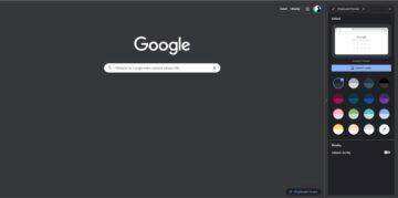 Google Chrome motivy barvy přizpůsobit 2 paleta