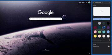 Google Chrome motivy barvy přizpůsobit 4 modrá