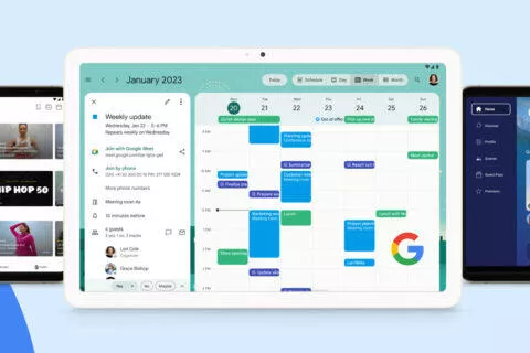 Google Kalendář android tablety