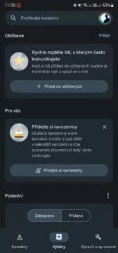 Google Kontakty narozeniny přidat