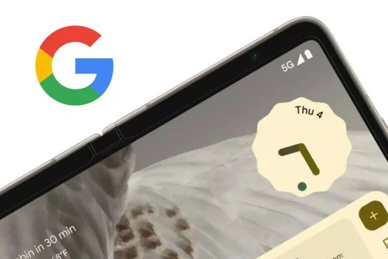 Google Pixel Fold hlavní přední displej design rámečky únik