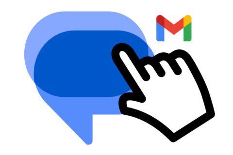 Google Zprávy přejetí prstem gesta akce