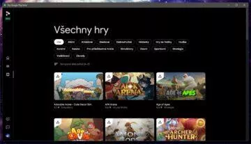 Hry Google Play Windows PC ČR test 4 všechny hry