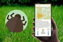 Klíšťapka aplikace klíšťata mapa Klíšťapka aplikace klíšťata mapa