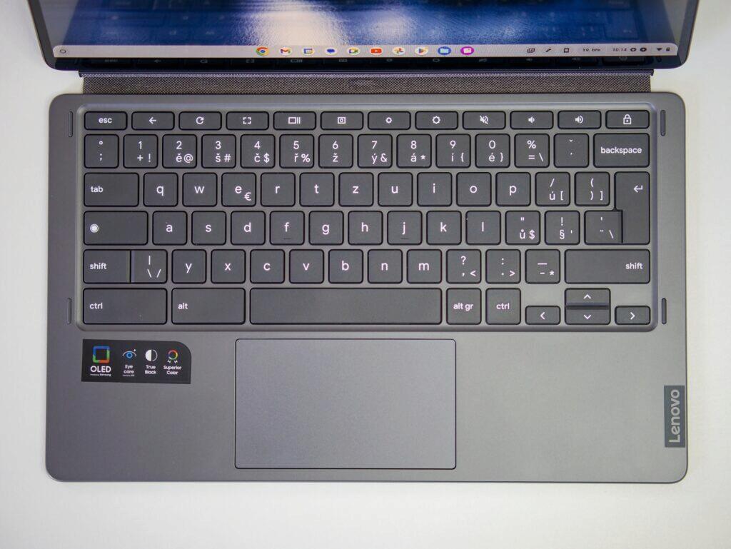 Lenovo IdeaPad Duet 5 Chromebook klávesnice
